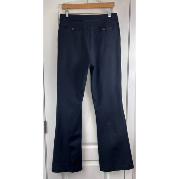 Soft Surroundings Women's Bootcut Pants Black Rayon Polyamide Stretch Size 6 - Picture 2 of 11